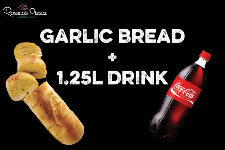 Garlic Bread + 1.25L Drink